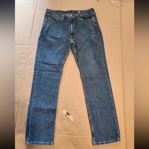 Levis 514 Jeans Straight Leg Mens 36x34 (36x32) Blue Denim Stone Wash NWOT